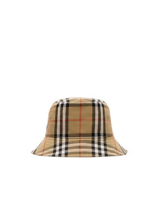 Unisex Check Cotton Bucket Hat - Baby