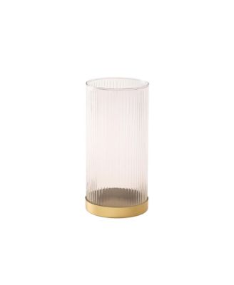  Fluted Glass Vase/Planter