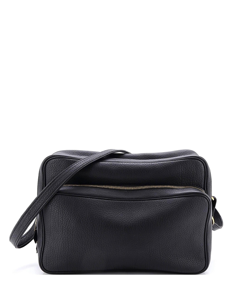 Click to view more detailed imagery on our partner's website Pre-owned Pre-owned Hermes Hermes Medium Victoria Messenger Fjord In Black