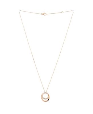  Etincelle de Cartier Pendant Necklace 18K Rose Gold with Diamonds, 15.5 - 16.75"