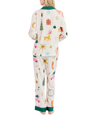 Mod Holiday Long Sleeve Pajama Pants Set