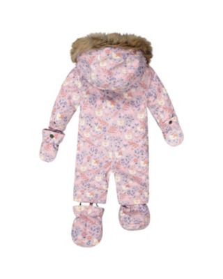 Girls' One-Piece Play Snowsuit Designed for Car Seat Cat - Baby, Little Kid