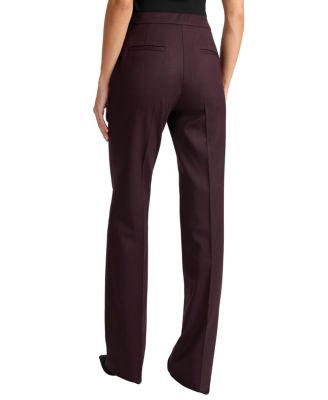 Amara Virgin Wool Stretch Straight Leg Pant