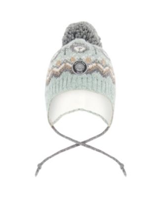 Boys' Lined Peruvian Knit Pompom Hat - Little Kid, Big Kid
