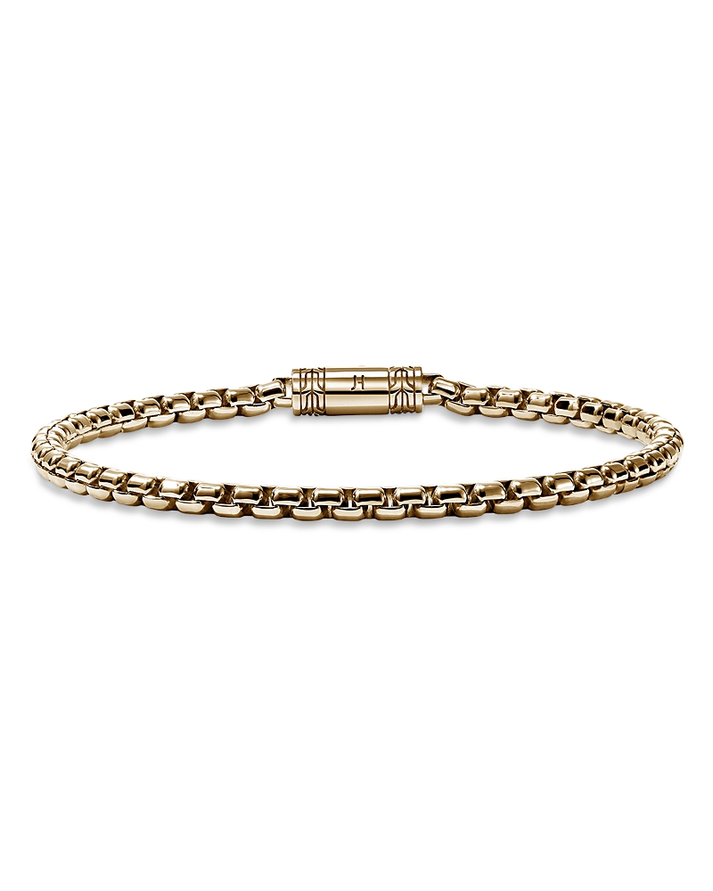 John Hardy 14K Yellow Gold Box Chain Bracelet