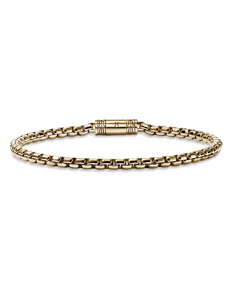 John Hardy 14K Yellow Gold Box Chain Bracelet