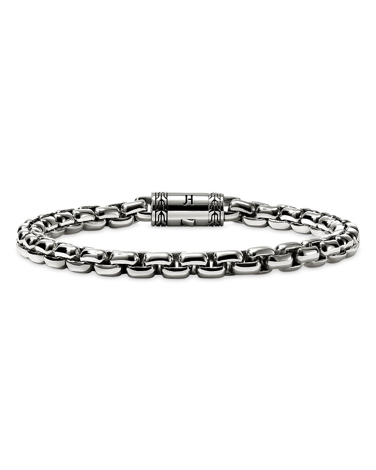 John Hardy Sterling Silver Box Chain Bracelet