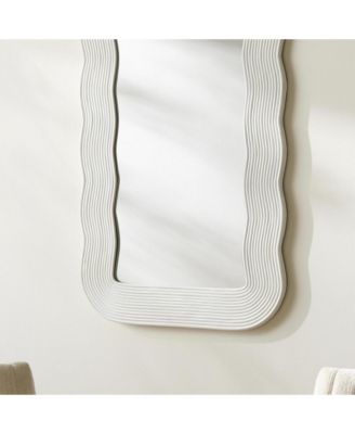 Dance White Accent Mirror, 36"