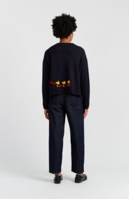 Women's Wool Cashmere Holiday Snoopy Cardigan