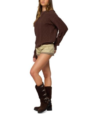 Jessy Cable Knit Oversized Sweater