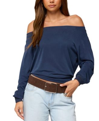 Nannie Off Shoulder Oversized Top