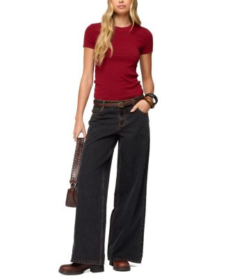  Daphney Ribbed T-Shirt