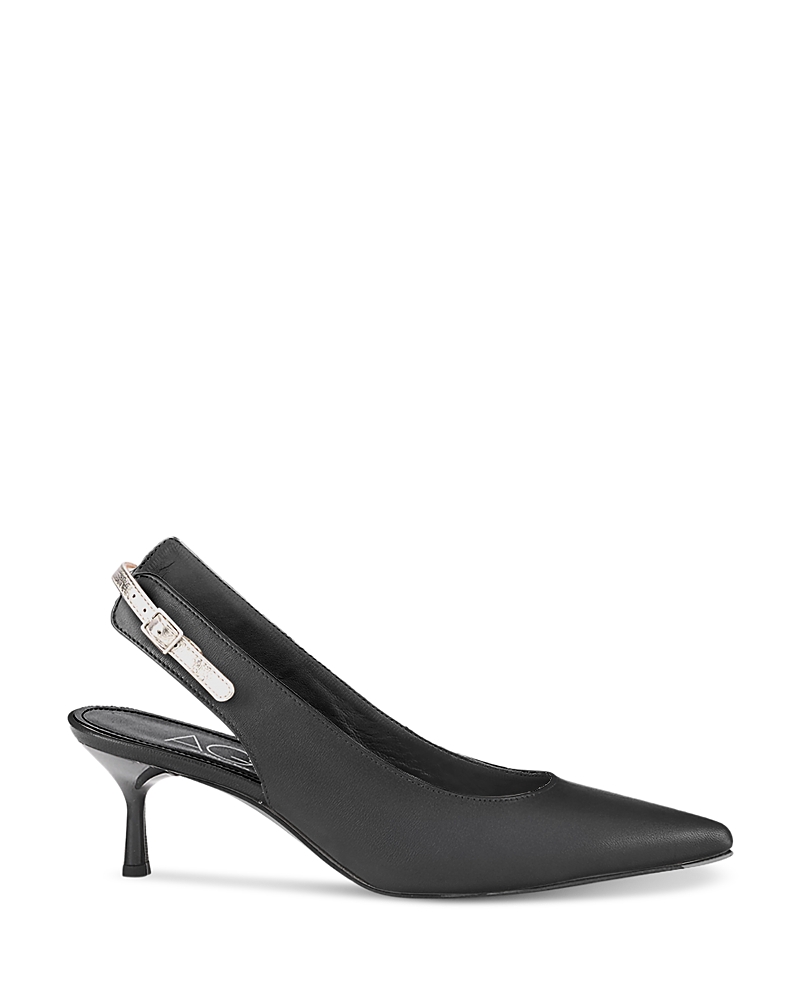 Agl Women's Leather Slingback Sandals