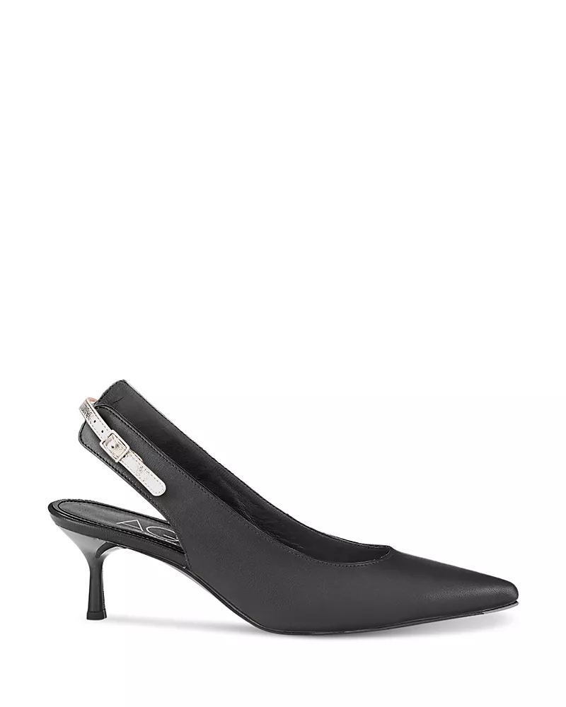 Agl Women's Leather Slingback Sandals