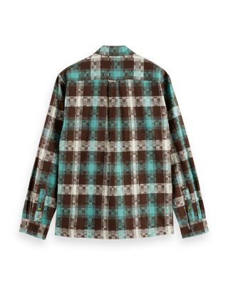 Abstract Check Relaxed Fit Shirt
