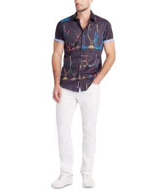 Neon Nights Short Sleeve Woven Shirt