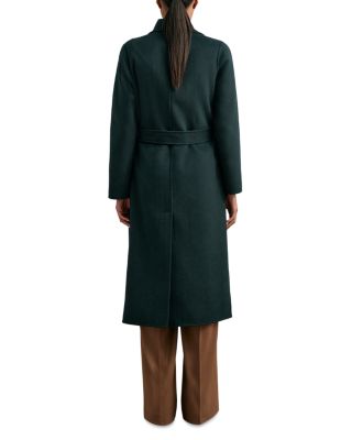 Petite Rene Long Double Breasted Blindseam Coat