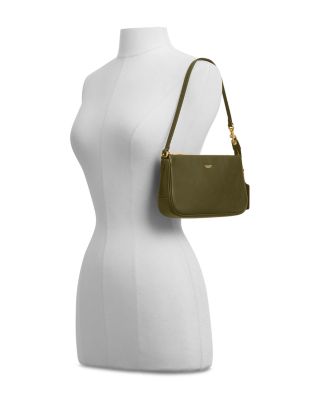 Plaza Mini Brown Leather Shoulder Bag