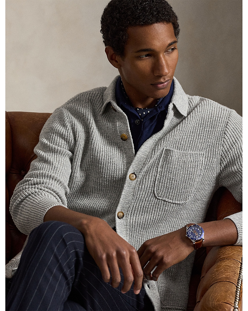 Polo Ralph Lauren Textured Cotton Cardigan Sweater
