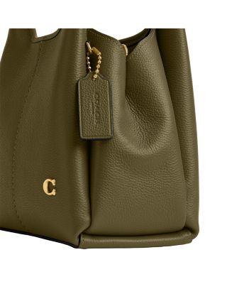 Lana 23 Pebbled Leather Shoulder Bag