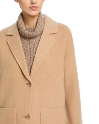 Notch Collar Wool Coat