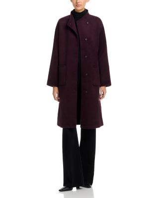 High Collar Wool Coat
