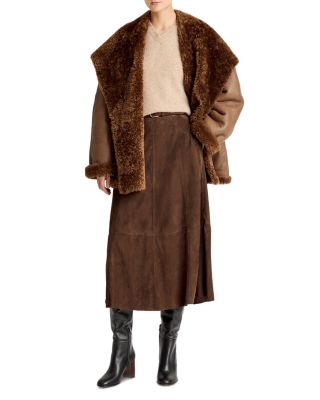 Shearling Hooded Jacket