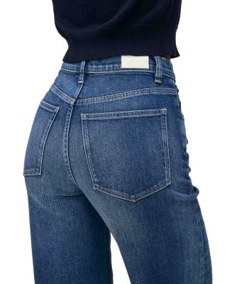 Karmine Refined High Rise Wide Leg Jeans in Clearwater