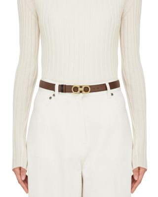 Women's Donna Reversible Leather Belt 