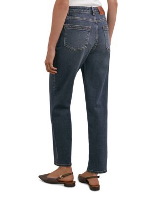 Selin High Rise Straight Jeans in Antique Mid Blue