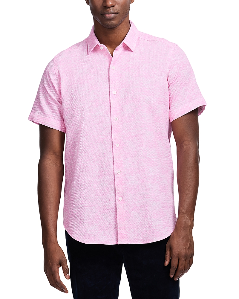 Robert Graham Reid Textured Short Sleeve Woven Shirt