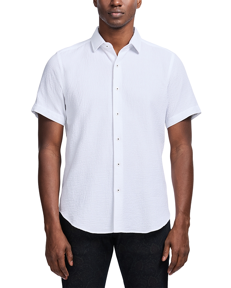 Robert Graham Reid Textured Short Sleeve Woven Shirt