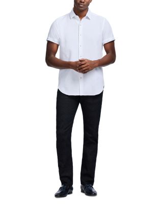 Reid Textured Short Sleeve Woven Shirt