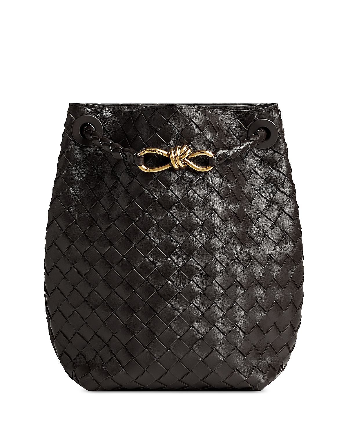 Bottega Veneta Andiamo Small Intrecciato Leather Bucket Bag