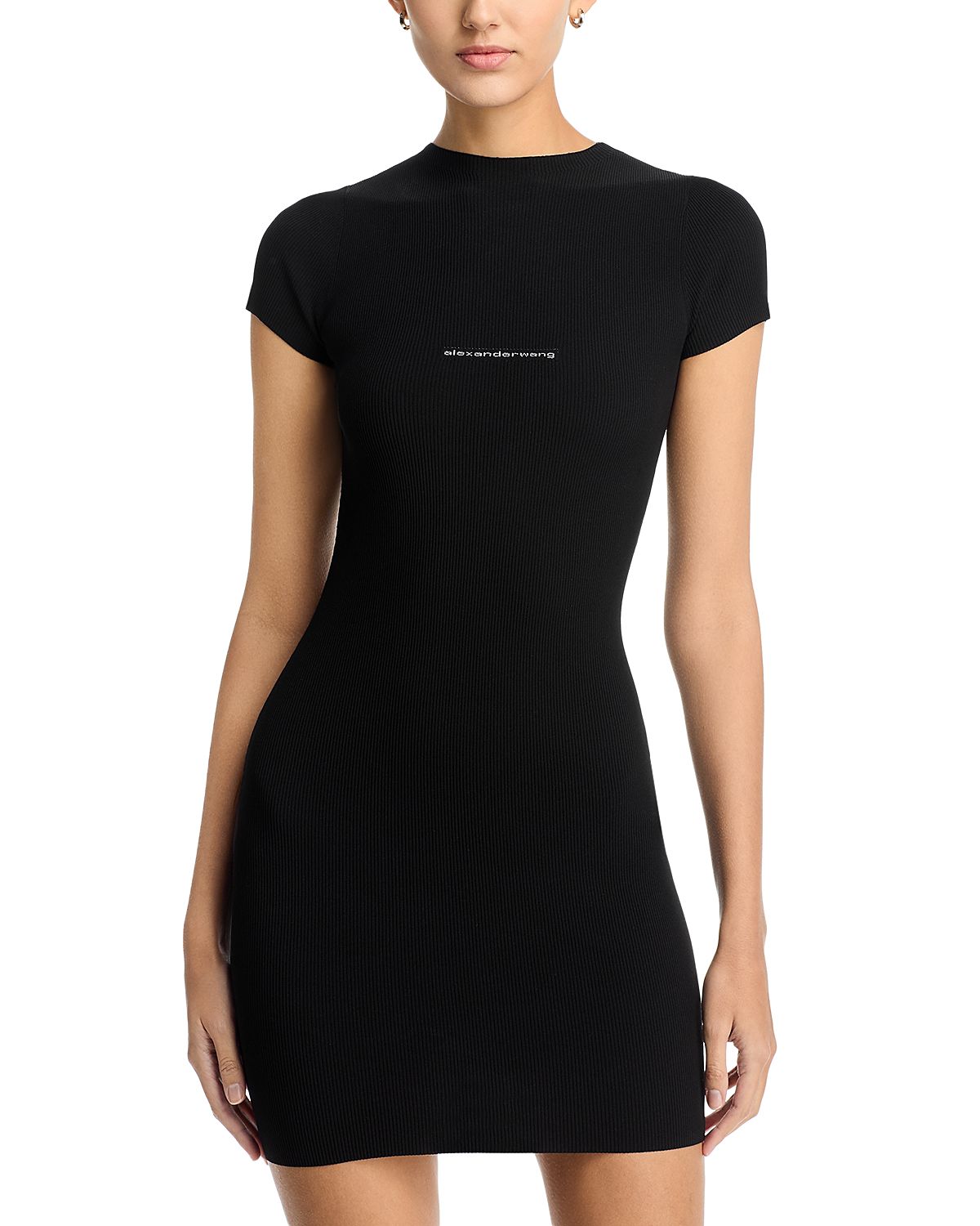 alexanderwang. t Ribbed Logo Bodycon Dress