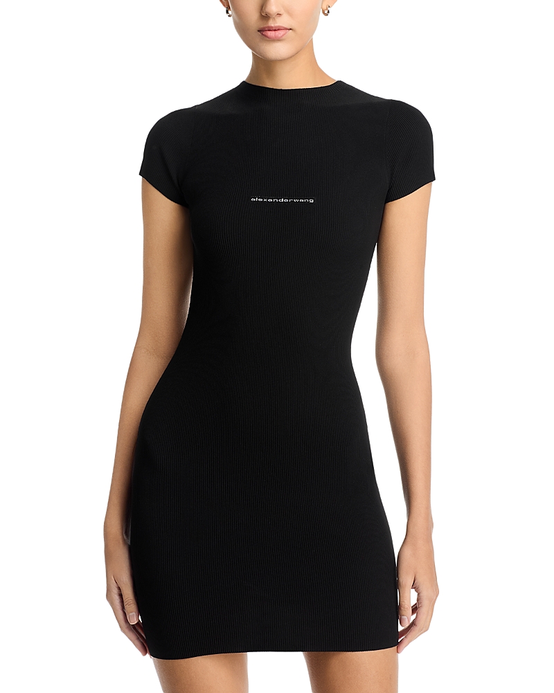 alexanderwang. t Ribbed Logo Bodycon Dress