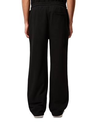 Mellor Drawstring Wide Leg Embroidered Joggers