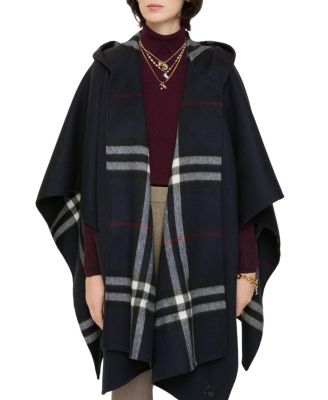 Cashmere Hooded Cape