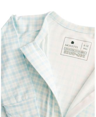  Boys' Coastal Check Bamboo Sleeper - Baby