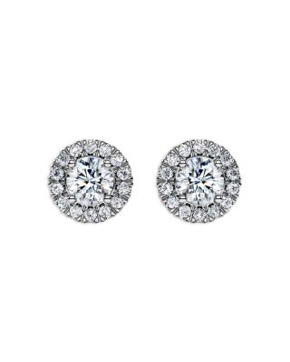 Eternity Certified Lab Grown Diamond Halo Stud Earrings