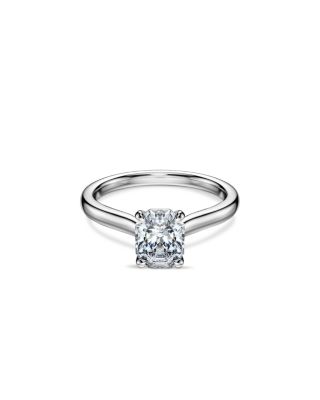 14K White Gold Eternity Certified Lab Grown Diamond Octagon Solitaire Ring