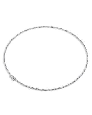 Eternity Certified Lab Grown Diamond Tennis Necklace, 15.75"