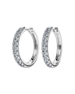 Eternity Certified Lab Grown Diamond Hoop Earrings