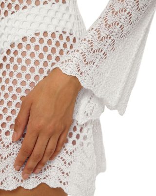 Treasure Island Crochet Swim Cover-Up Tunic