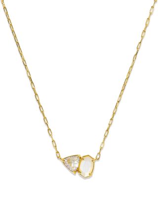 Malachite & Nano Gem Tatum Pendant Necklace, 19-22"