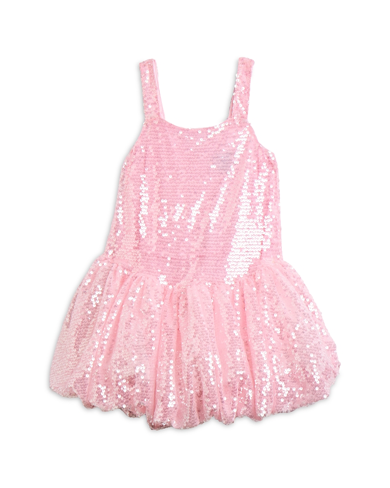 Bardot Girls' Alanna Mesh Sequin Dress - Big Kid