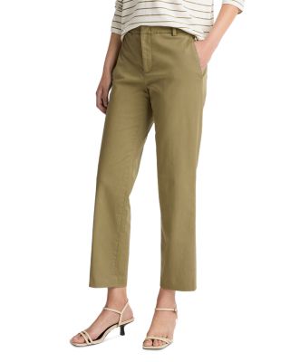 Mid Rise Chino Ankle Pants  