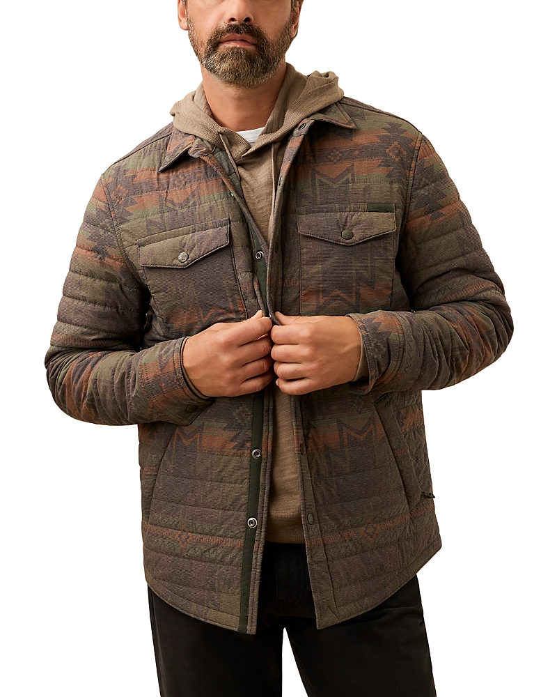 Faherty Men's Good Feather Horizon Patterned Jacket