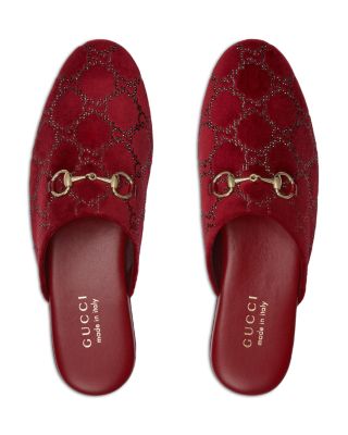 Women's GG Crystal Horsebit Mules