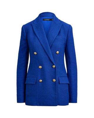 Double Breasted Linen Cotton Blazer